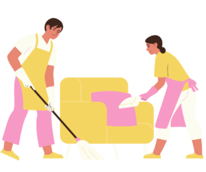 خادمات تنظيف بالساعة في المجاز